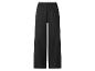Schwarze weite Hose mit elastischem Bund