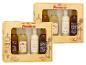 Zwei kubanische Rum-Geschenksets mit Miniaturflaschen von gereiftem Rum, Sahnelikör und gewürztem Spirituosen.