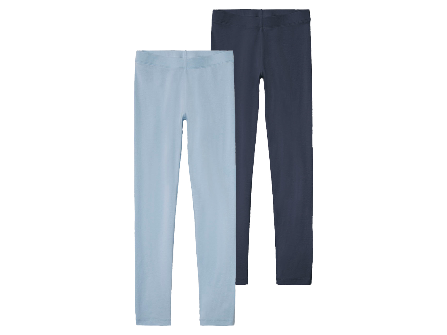 pepperts!® Kinder Mädchen Leggings 2er (158/164, marine/hellblau) | 04055334702591