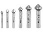 Set mit 6 Senkbohrern in verschiedenen Größen