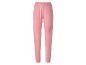 Rosa Damen-Pyjamahose mit weißen Punkten
