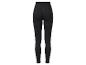 Schwarze Sportleggings, figurbetonte Passform.