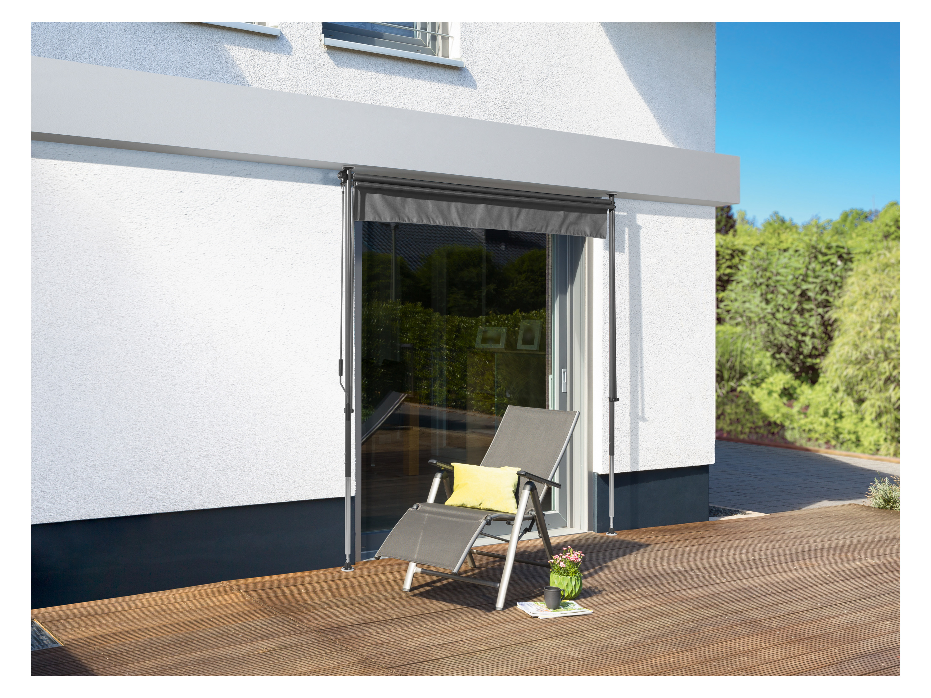 Thumbnail - LIVARNO home Klemmmarkise 200 x 150, anthrazit