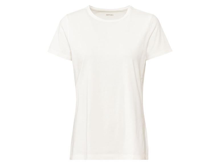 Gehe zu Vollbildansicht: esmara Damen T-Shirts, 2 Stück, figurbetont aus Stretchjersey - Bild 3