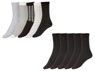 esmara Damen Socken, 5 Paar, mit hohem Baumwollanteil