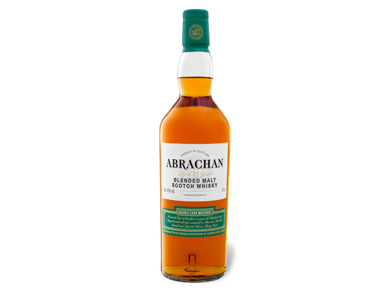 Gehe zu Vollbildansicht: Abrachan Double Cask Matured Blended Malt Scotch Whisky 13 Jahre 45% Vol - Bild 2