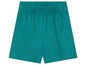 Tealfarbene kurze Hose für Kinder.