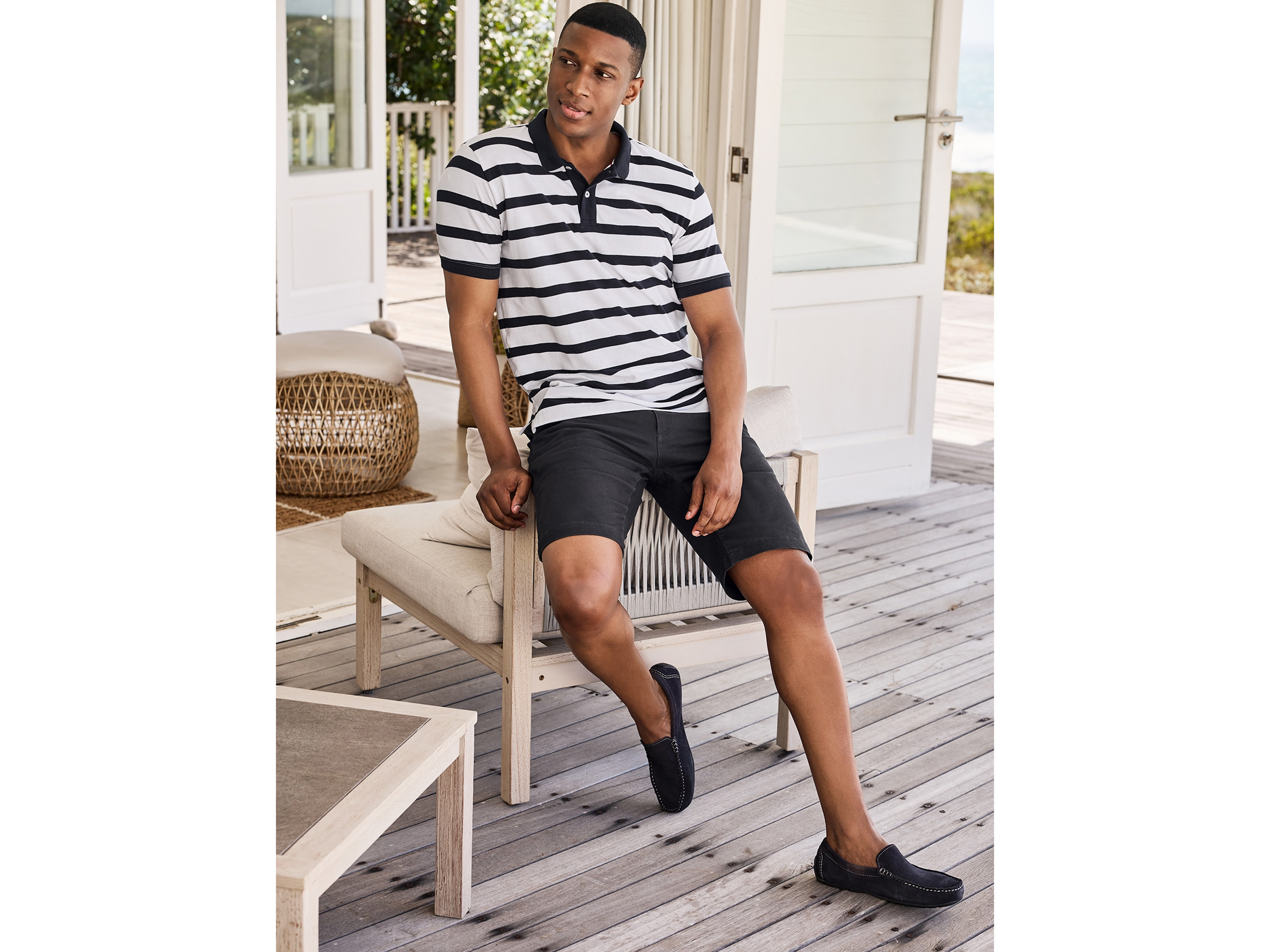 Thumbnail - LIVERGY® Herren Shorts (48, navy)