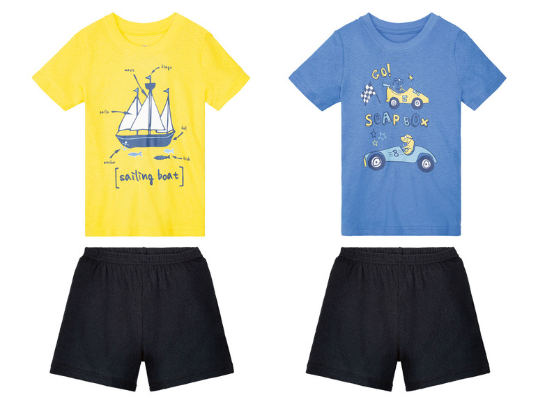 Gehe zu Vollbildansicht: lupilu® Kleinkinder Jungen Pyjama mit Gummizugbund - Bild 1