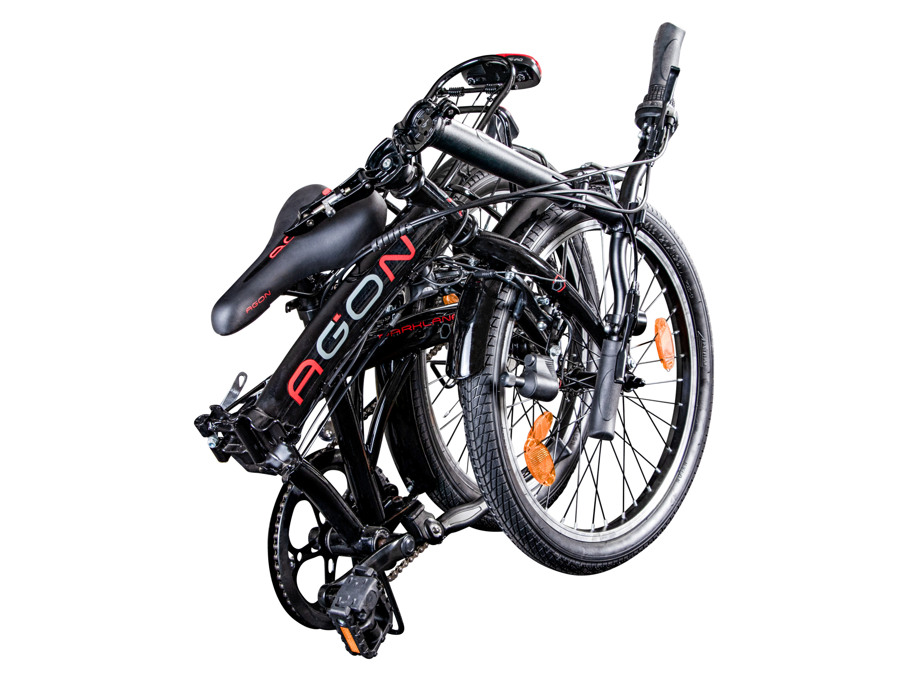 Thumbnail - Zündapp Faltrad Parklane  (Schwarz/Rot)