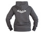 Ein grauer Hoodie mit weißem Umbro-Logo.