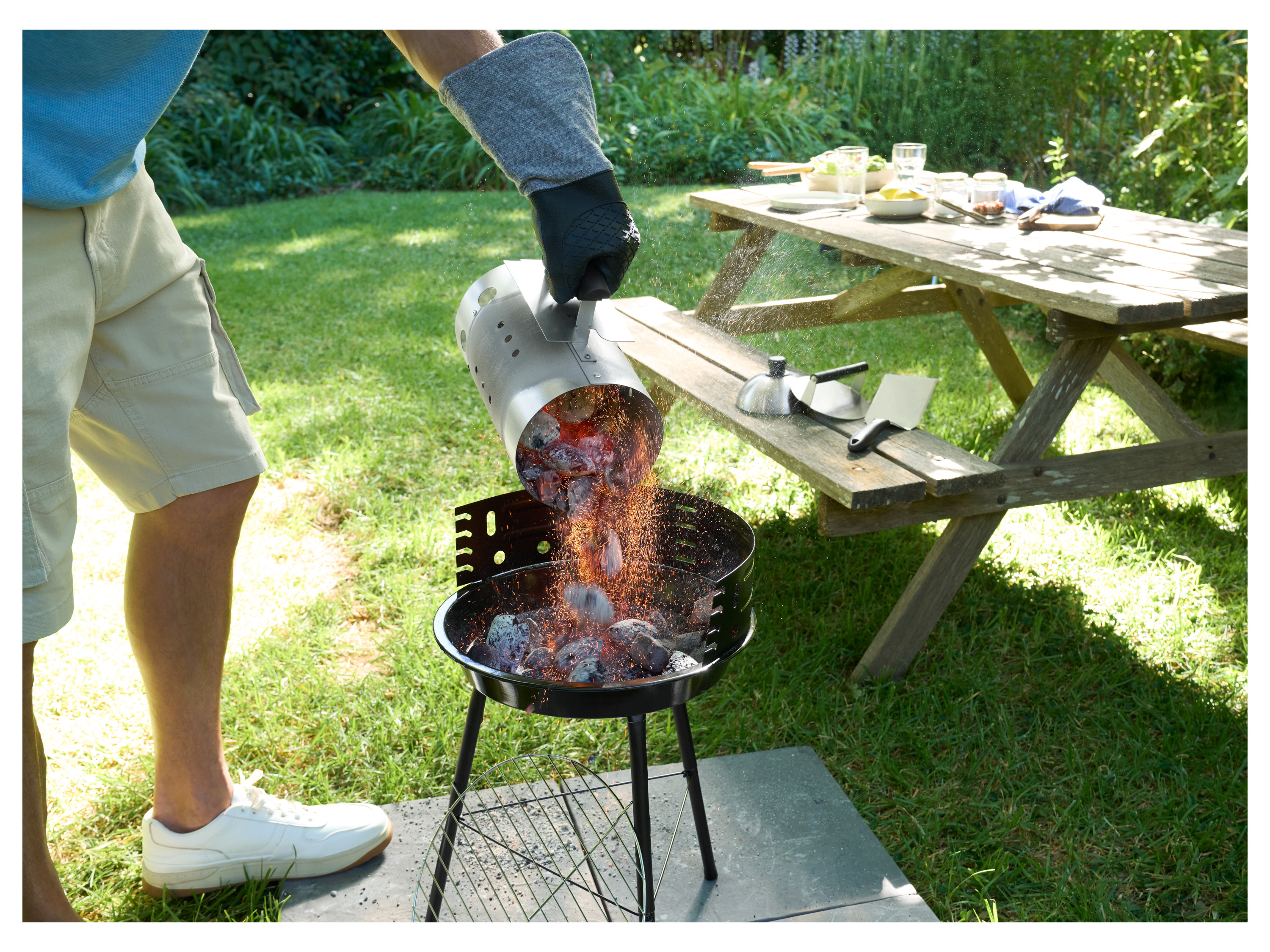 GRILLMEISTER Holzkohle-Rundgrill – Bild 2 von 4