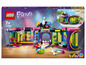 LEGO Friends Bauset mit einer Bowlingbahn und einer Bühne für Auftritte.