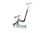 3-in-1 Kinderroller in Mintfarbe mit verstellbarem Sitz und Lenker.