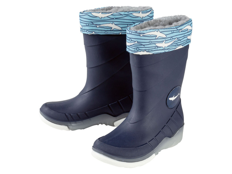 Gehe zu Vollbildansicht: lupilu® Kleinkinder Regenstiefel mit coolem Blink-Effekt - Bild 5