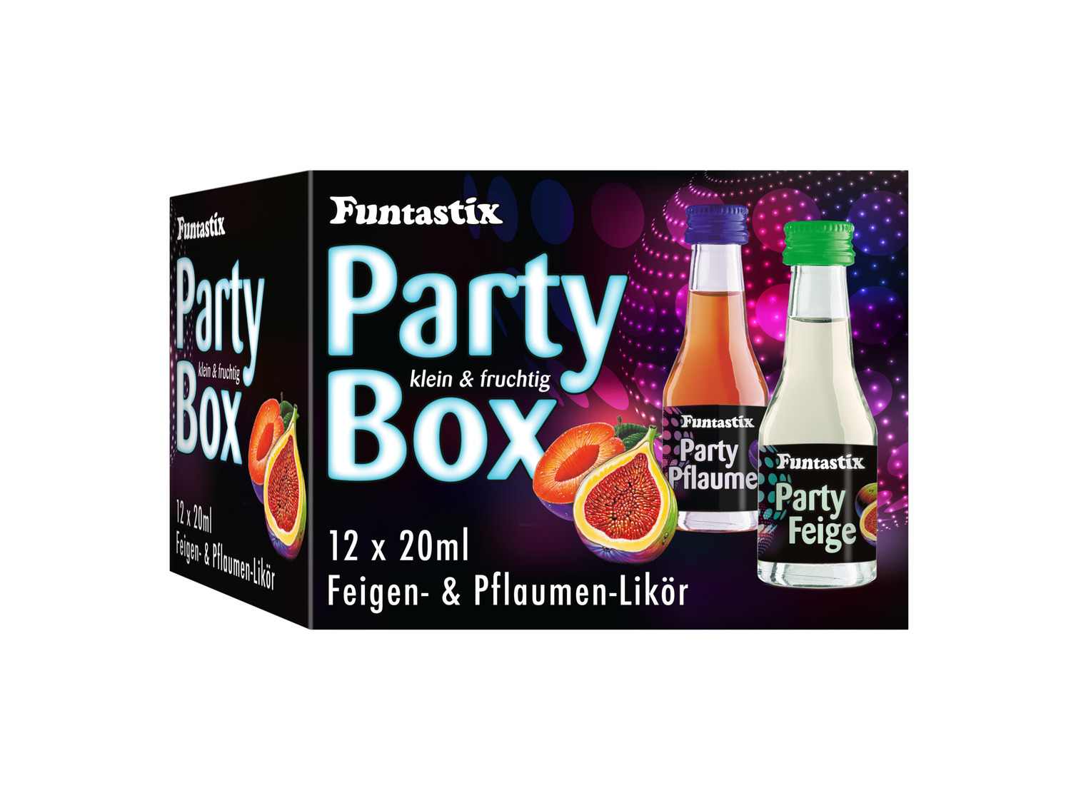 Funtastix Pflaumen Box & Vol Party Feigen- Likör 20%
