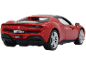 Rotes Spielzeug-Sportauto, Rückansicht