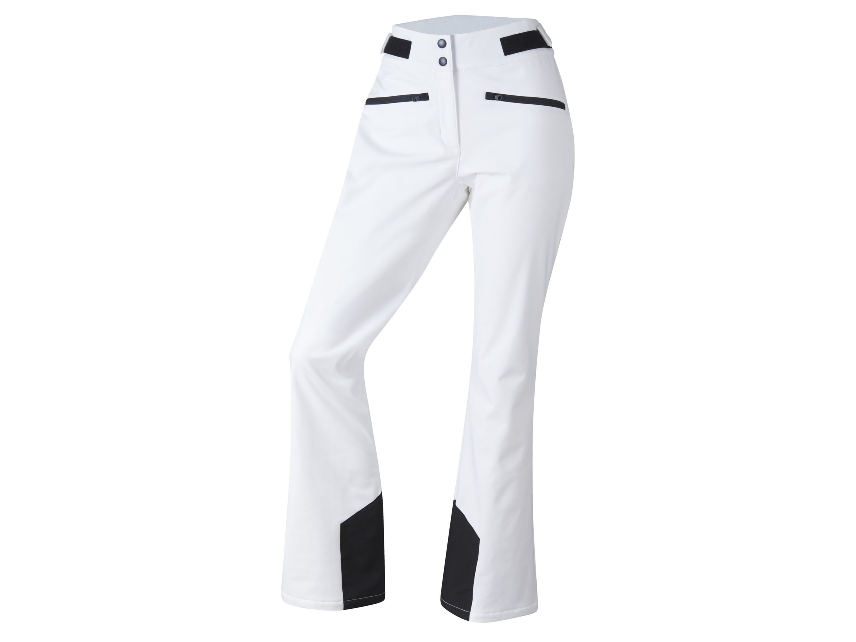 CRIVIT Damen Softshellhose Ski (Weiß, 44) | 04335754072505