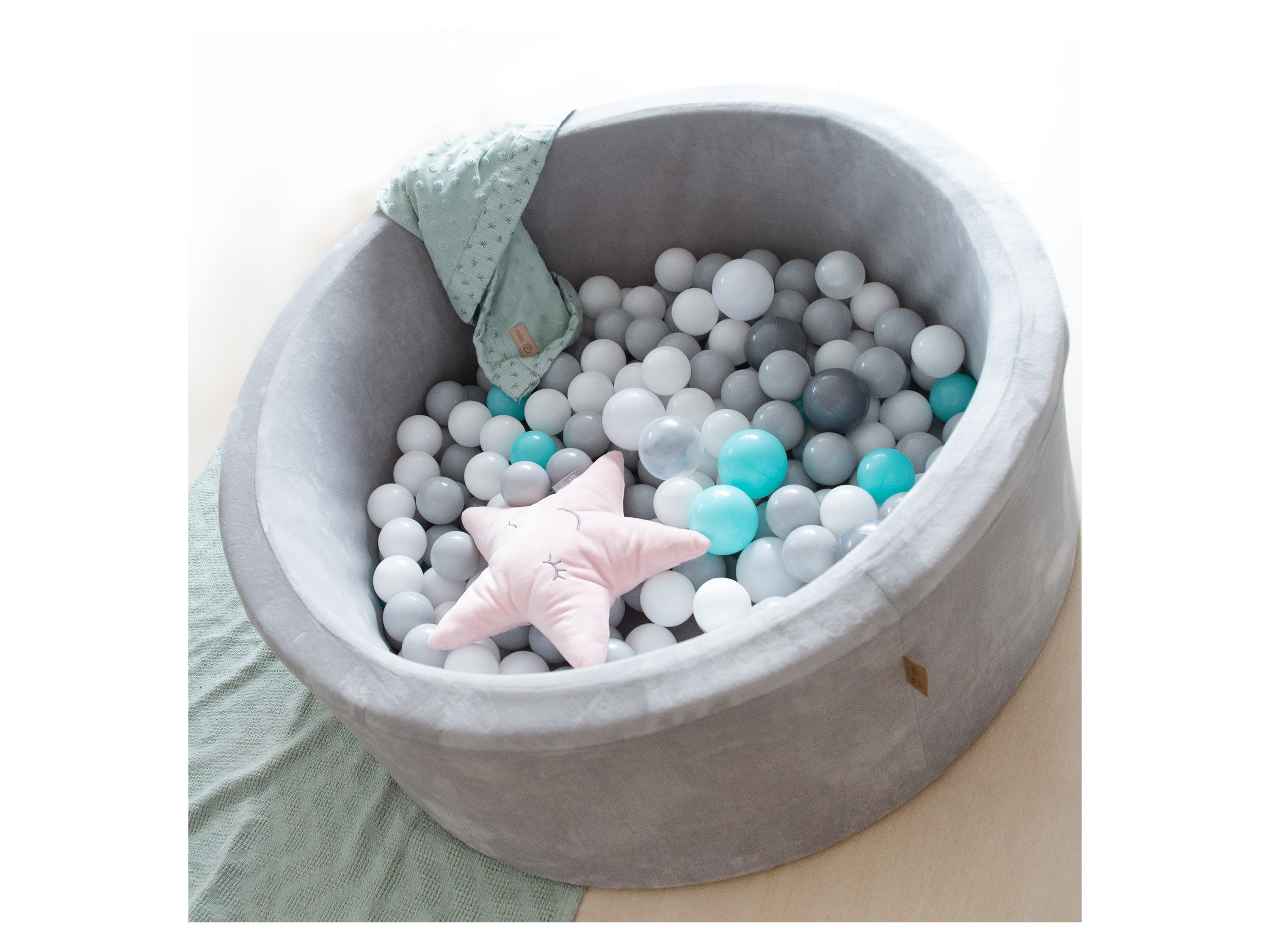 Thumbnail - roba Erweiterungsset für Bällebad, 100 Stück (Türkis)