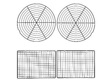 SILVERCREST® Back- und Abkühlgitter-Set, 2 Stück