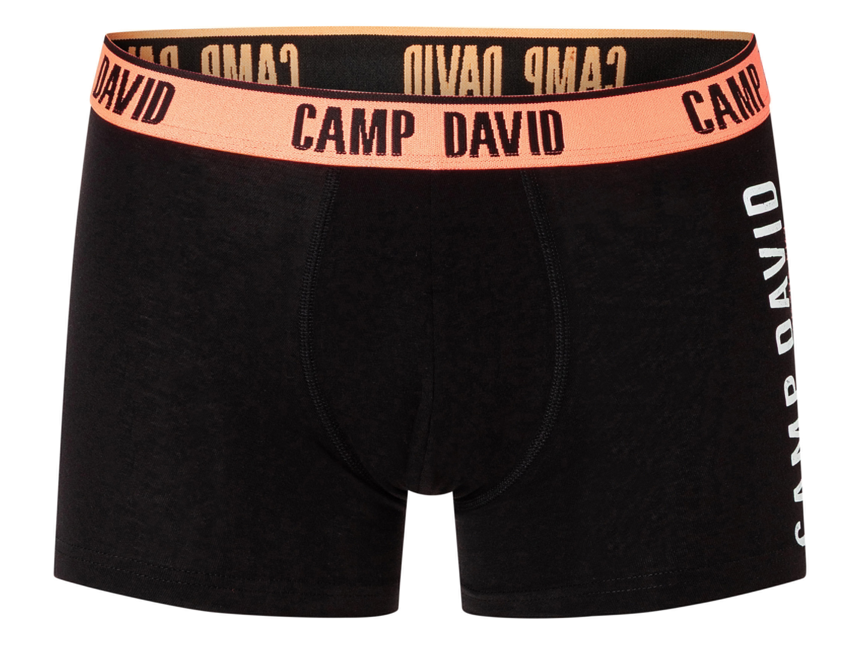 Thumbnail - Camp David Herren Boxer, 2 Stück (orange/schwarz, XL)