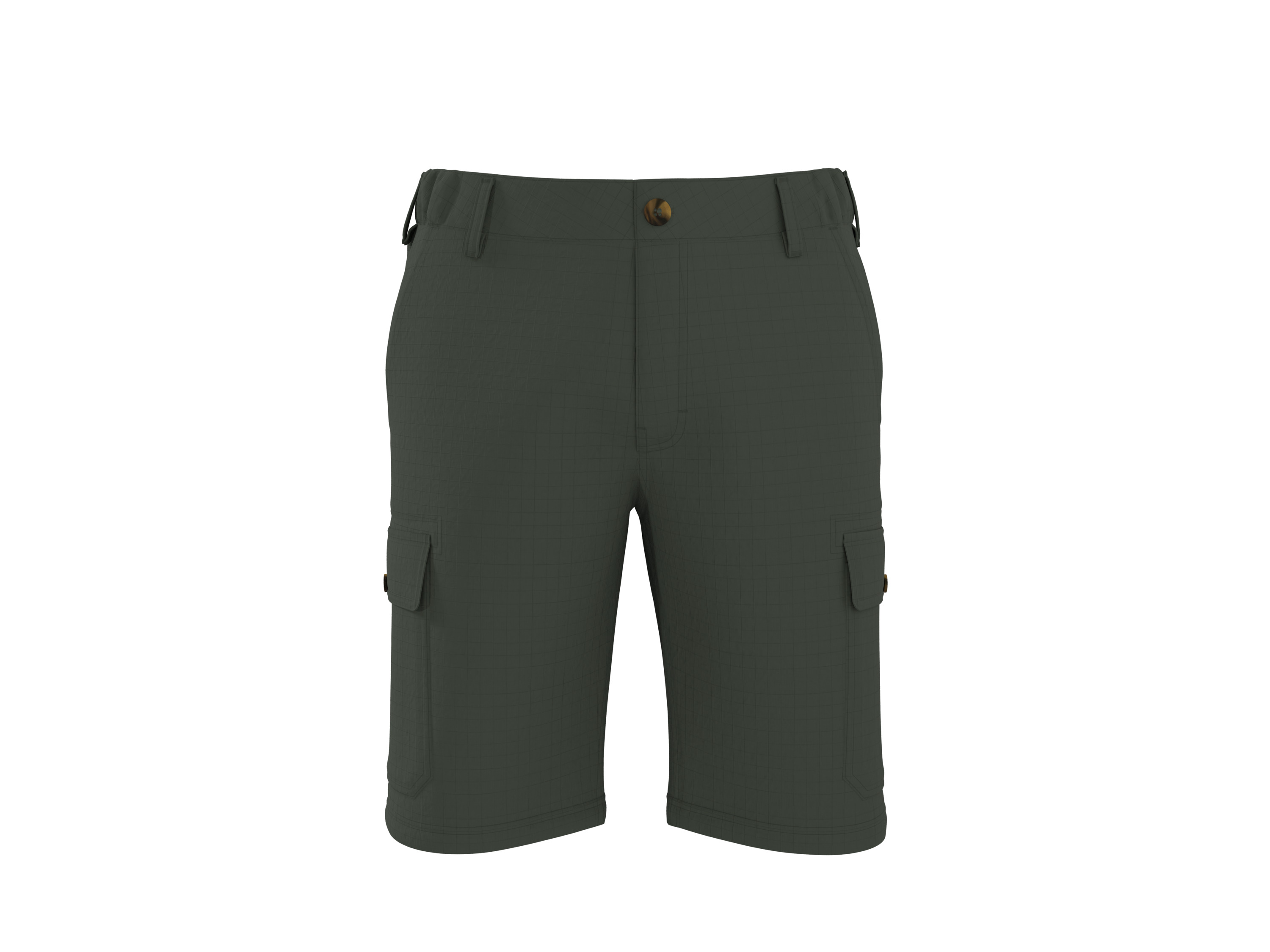 ESMARA MEN Herren Cargo-Bermudas (Grün, L (52/54))
