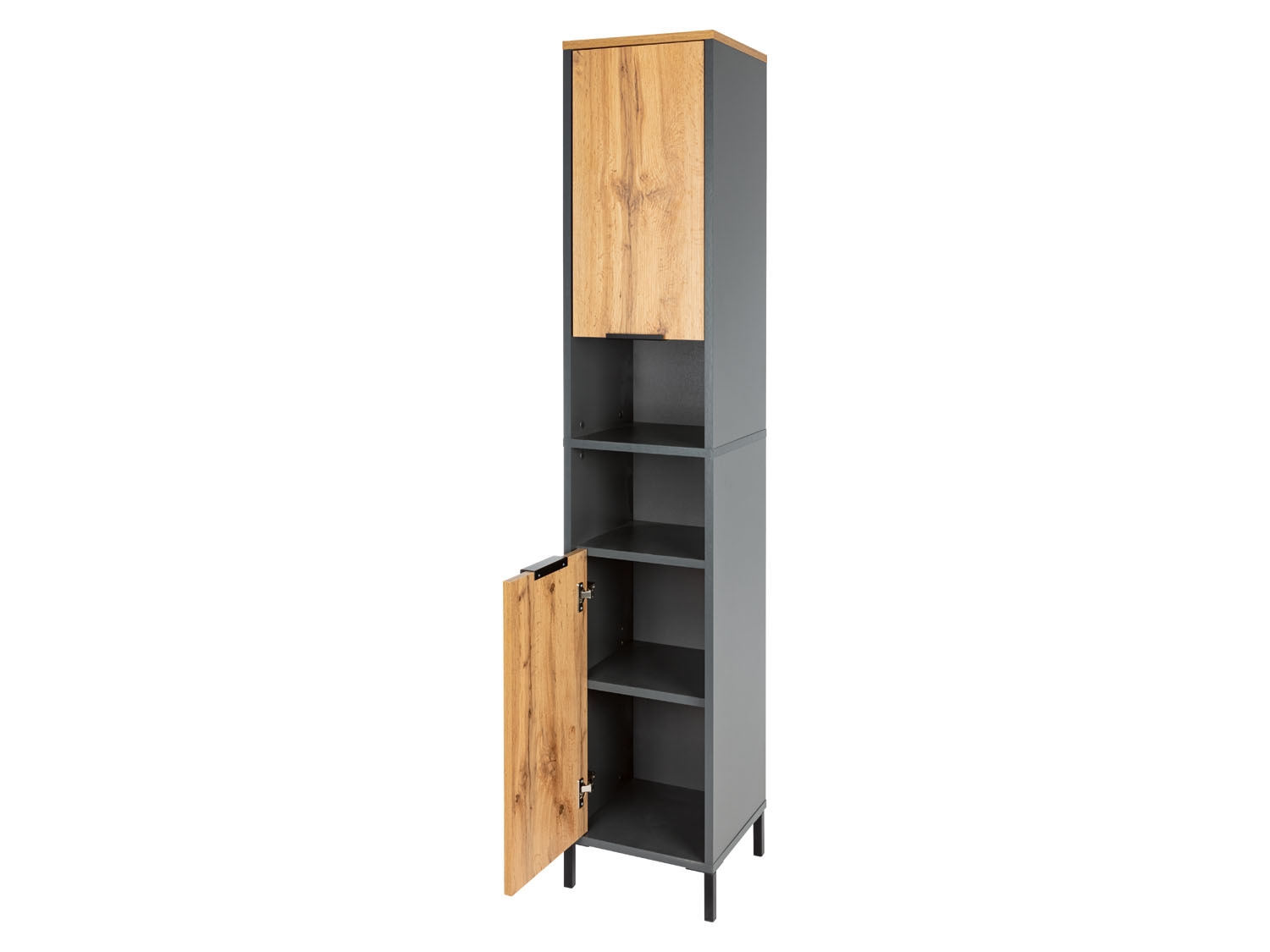 LIVARNO home Bad-Hochschrank »San Diego«, mit „Soft-Cl…