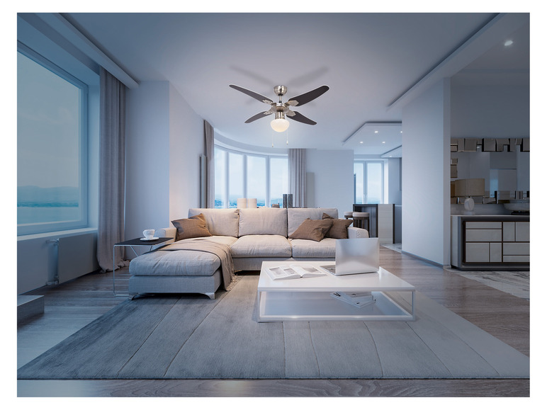 Gehe zu Vollbildansicht: LIVARNO home LED Deckenleuchte mit Ventilator, 3 Geschwindigkeitsstufen - Bild 4