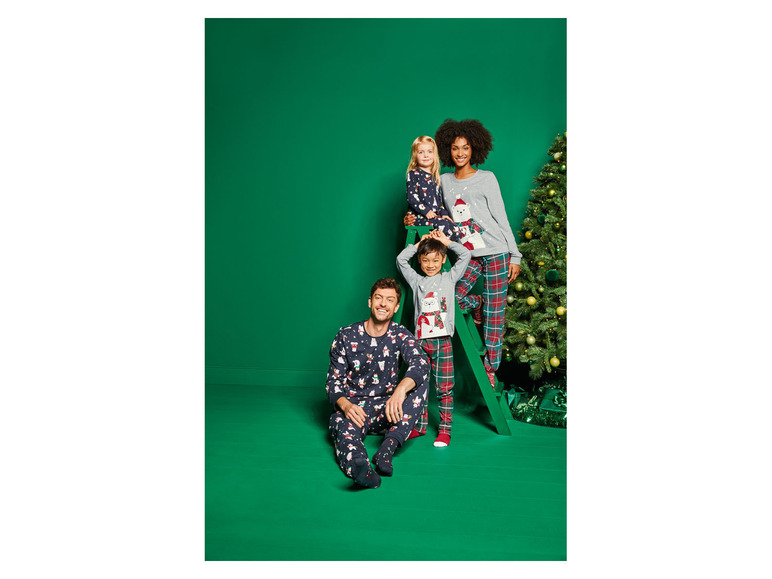 Gehe zu Vollbildansicht: lupilu® Kleinkinder Mädchen Pyjama mit weihnachtlichen Motiven - Bild 15