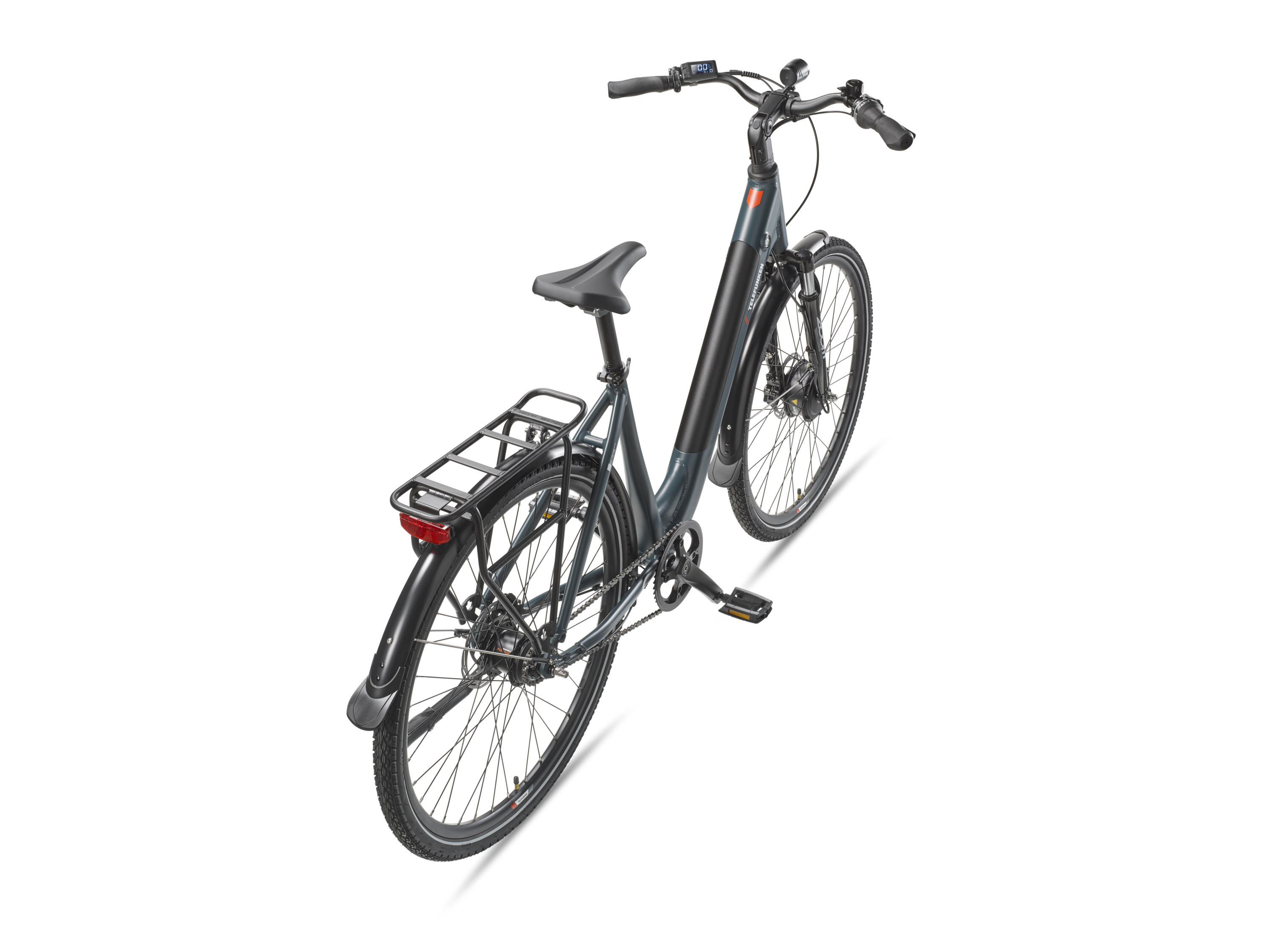 Telefunken E-Bike Cityrad Multitalent RC675, 7 Gang Shimano Nexus Schaltwerk, Nabenschaltung, Frontmotor, 489,6 Wh, Pedelec, Elektrofahrrad, Damen u. Herren, Sc – Bild 3 von 4