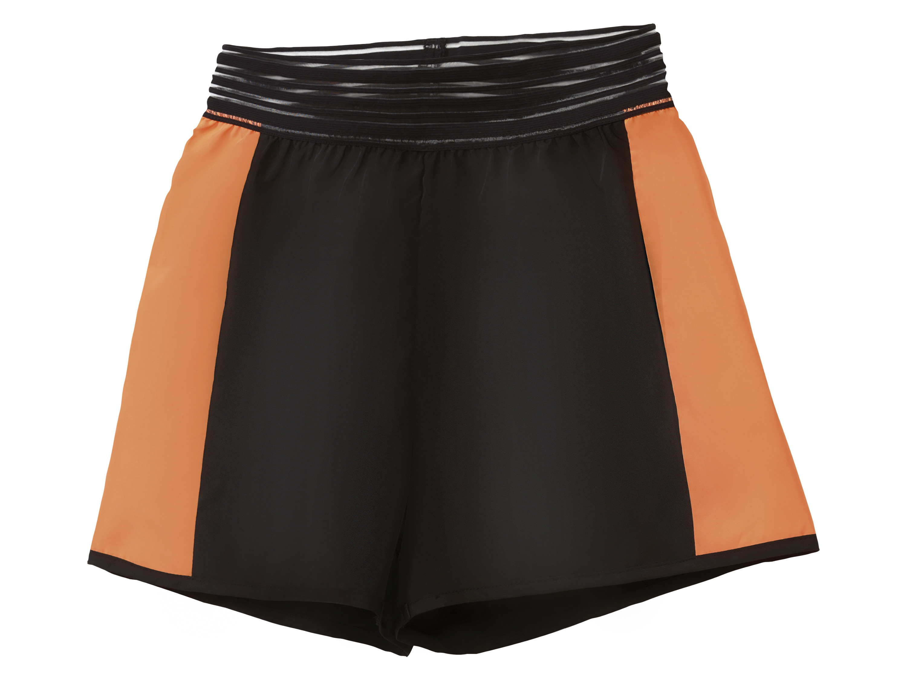 CRIVIT Damen Funktionsshorts kühlend (L(44/46), schwarz/orange) | 04055334778336