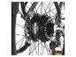 Hinterrad eines E-Bikes mit Nabenmotor, Kassette und Schaltwerk