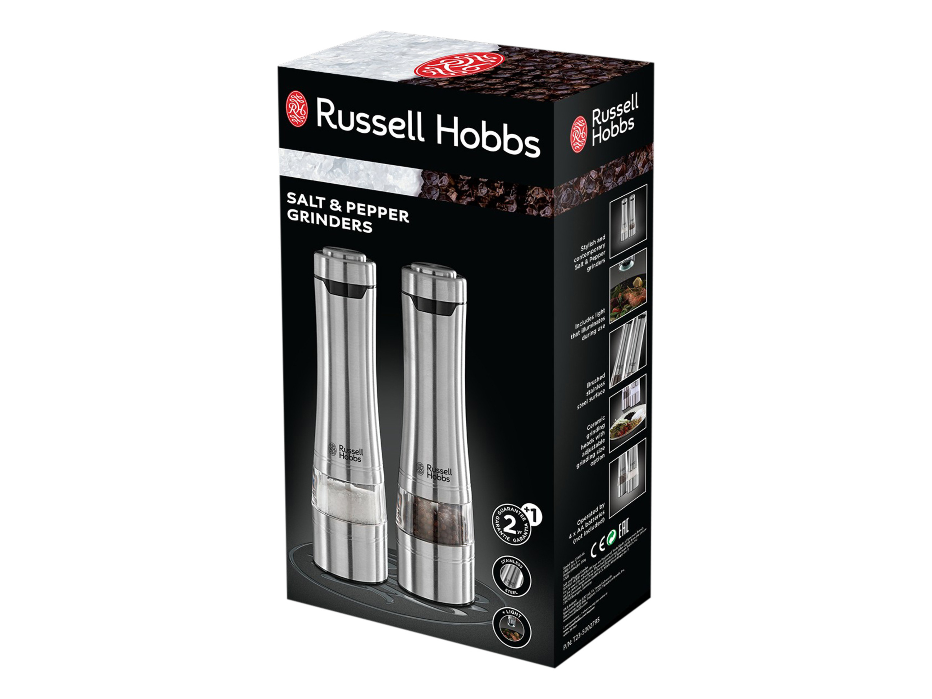 RUSSELL HOBBS Salz- und Pfeffermühlen (Silber) – Bild 3 von 3