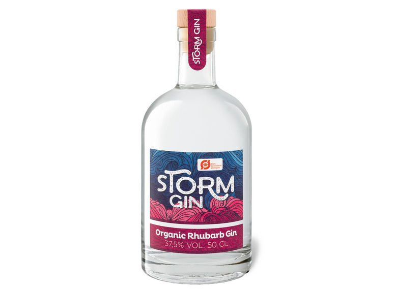 Gehe zu Vollbildansicht: BIO Storm Gin Rhabarber 37,5% Vol - Bild 1