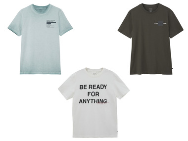 QS by s.Oliver - Herren T-Shirt aus reiner Baumwolle