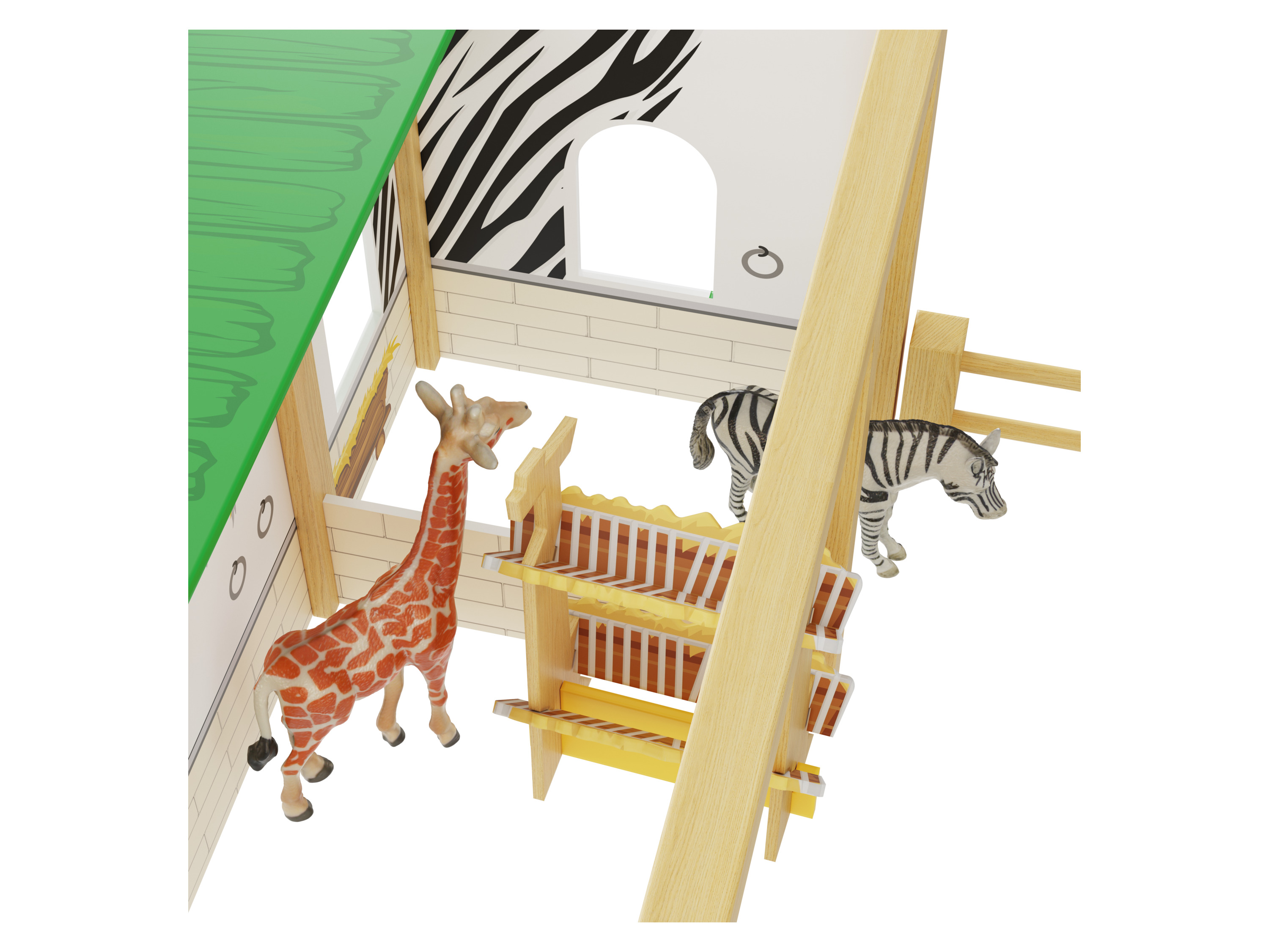 Thumbnail - Playtive Animals Holz (Zoogehege)