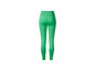 Grüne Leggings für Damen mit hoher Taille.