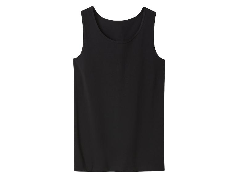 Einfaches schwarzes Tanktop