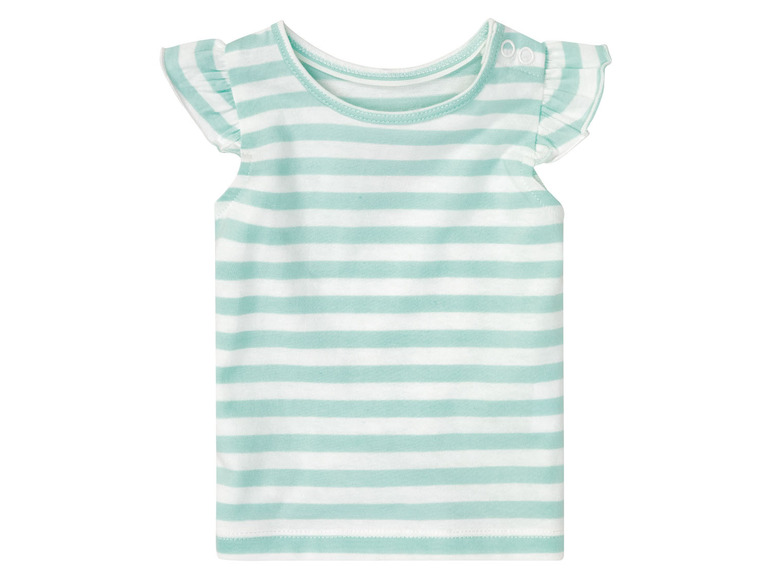 Gehe zu Vollbildansicht: lupilu Mädchen Baby T-Shirt, 2 Stück, mit Print - Bild 4