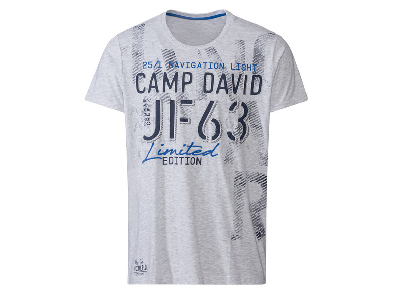 Gehe zu Vollbildansicht: Camp David Herren T-Shirt, aufwendiger Druck mit Stickerei - Bild 8