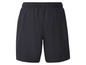 Schwarze Sport Shorts mit elastischem Bund.