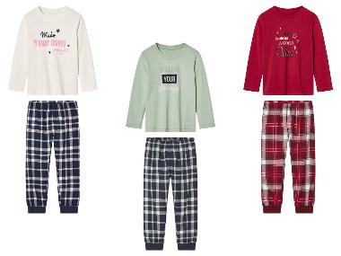 lupilu® Kleinkinder Pyjama mit Hose aus Flanell