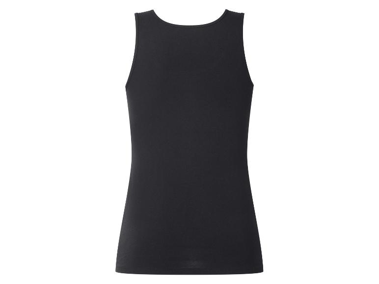 Schwarzes Damen-Tanktop, Rückansicht