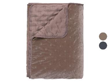 LIVARNO® Velours-Tagesdecke, 220 x 240 cm