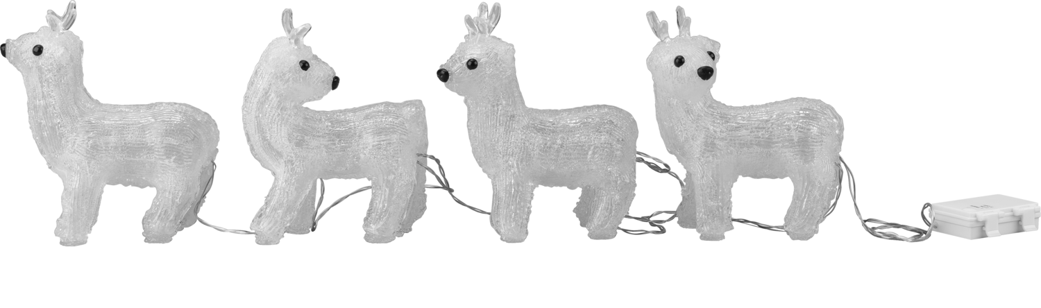 LIVARNO® LED-Dekofigur »Reh/Weihnachtsmann«/ LED-Dekofiguren »Rentiere« – Bild 4 von 4