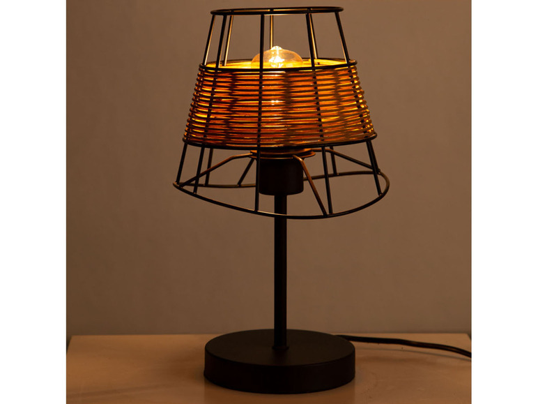 Gehe zu Vollbildansicht: Nino Leuchten Tischleuchte »Esra«, im angesagten Käfig-Design - Bild 2