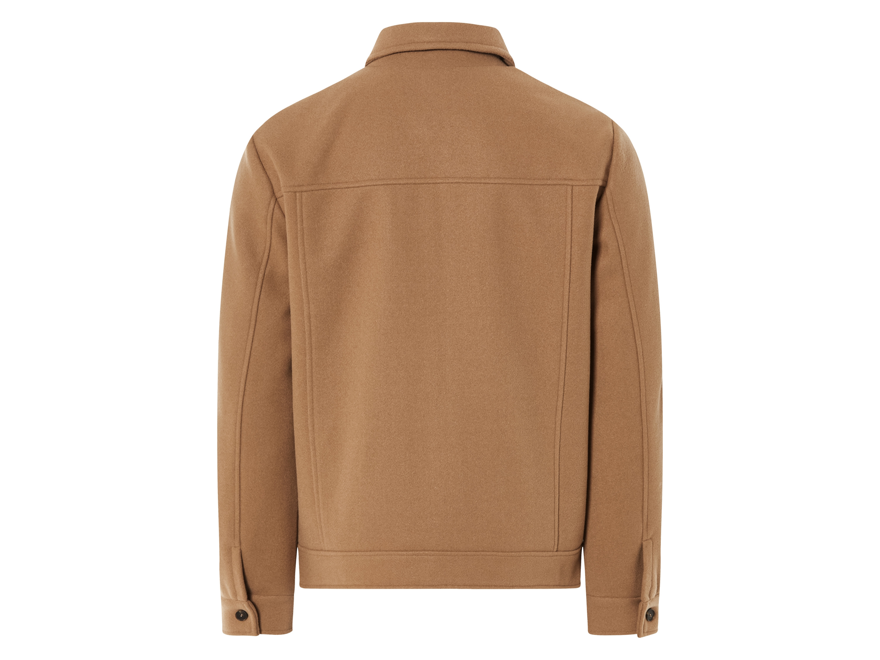 Thumbnail - LIVERGY® Herren Jacke Wolloptik (Braun, S(44/46))