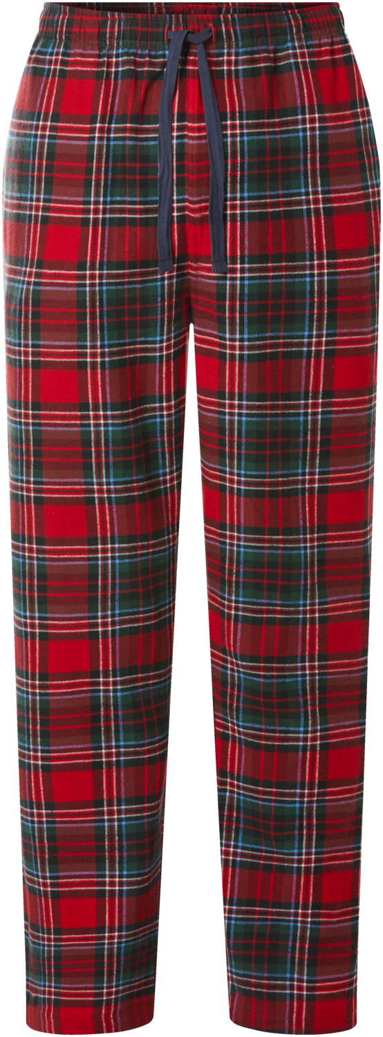 ESMARA MEN Herren Flanell Schlafhose (Karo/rot, XL (56/58))""