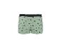 Mintgrüne Boxershorts mit Strandauto- und Surfbrettmuster.
