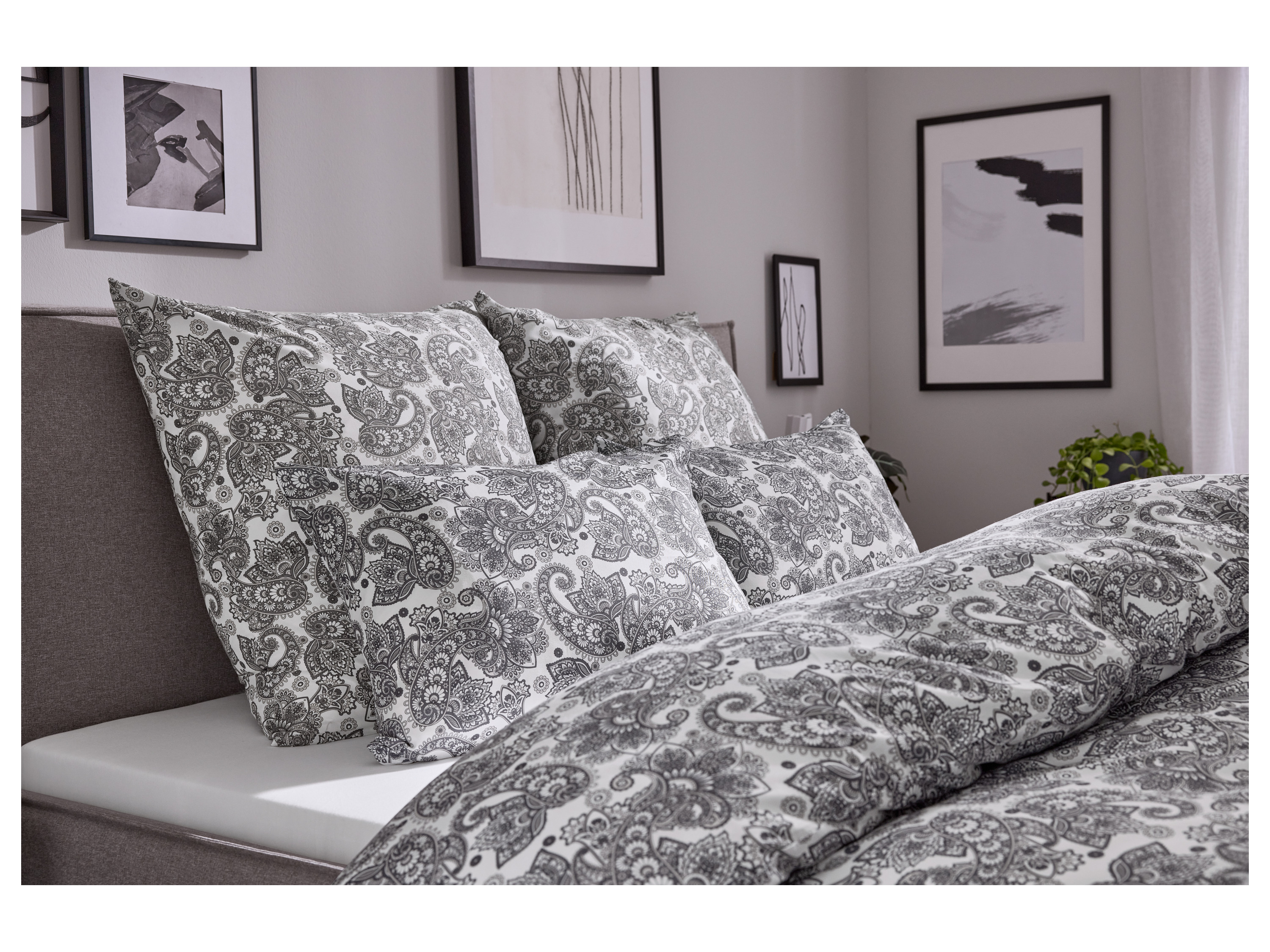 Thumbnail - LIVARNO® Spannbettlaken Jersey, 180-200 x 200 cm (Weiß)